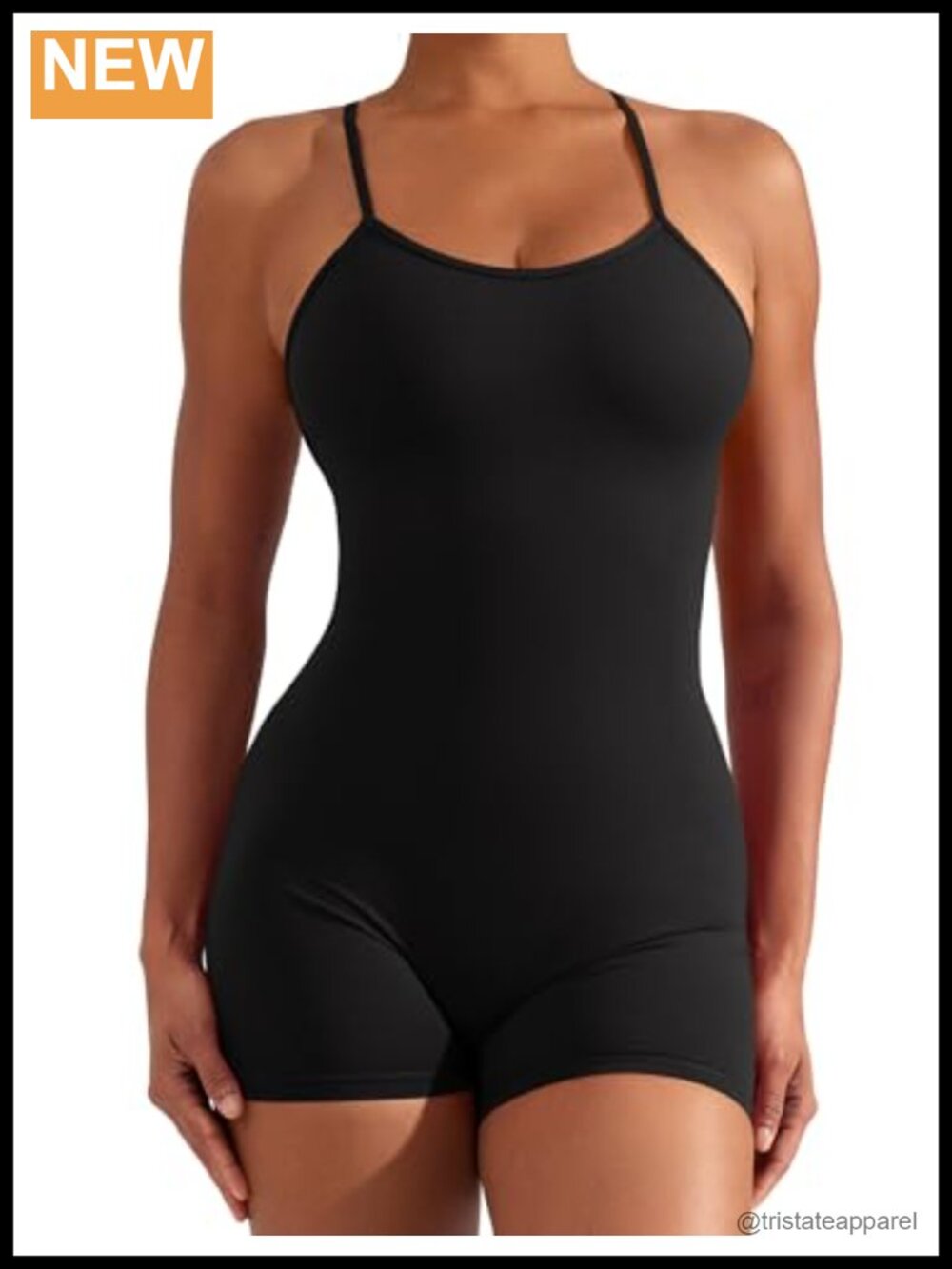 YEOREO Backless Workout Jumpsuit One Piece Yoga Romper Adjustable Straps